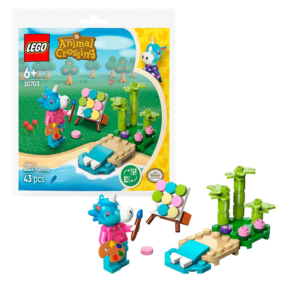 Lego Animal Crossing Julian’s Beach Painting Polybag