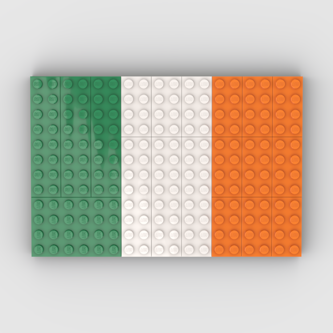 Custom Lego Flag Of Ireland Set